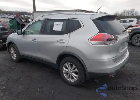 2015 Nissan Rogue Sv из США, поврежденный, VIN KNMAT2MV2FP503767